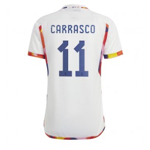 Belgium Yannick Carrasco #11 Replica Away Stadium Shirt World Cup 2022 Short Sleeve